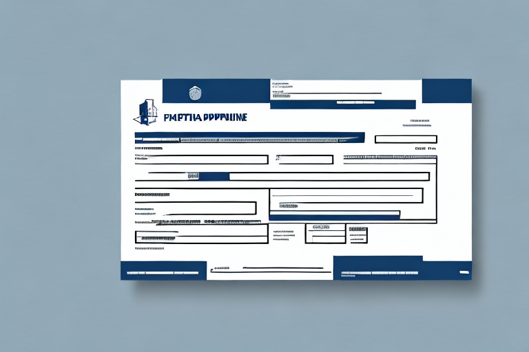 A building permit application form